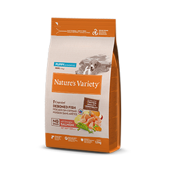Natures Vatiety NO GRAIN PUPPY MINI SALMON 1,5 kg