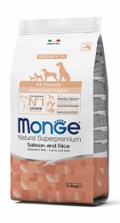 Monge All Breeds Puppy su lašiša ir ryžiais šuniukams 2,5kg