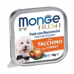 Monge Fresh konservai su kalakutiena 100gr Monge Fresh konservai su kalakutiena 100gr