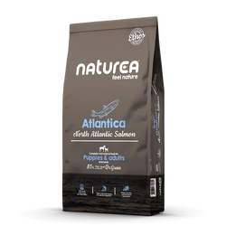 Naturea Ethos Atlantic Salmon Puppies and Adult maistas jauniems ir suaugusiems šunims 1,6kg Naturea Ethos Atlantic Salmon Puppies and Adult maistas jauniems ir suaugusiems šunims 1,6kg