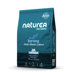 Naturea BARONG Salmon Cat & Kitten sausas maistas katėms 1,6kg Naturea BARONG Salmon Cat & Kitten sausas maistas katėms 1,6kg