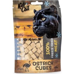 KIDCAT 100% liofilizuoti strutienos kubeliai 25g KIDCAT 100% liofilizuoti strutienos kubeliai 25g