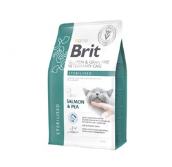 Brit GF Veterinary Diets Cat Sterilised sausas pašaras katėms 2kg 