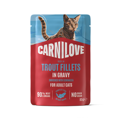 Carnilove kons. katėms maišeliuose Trout Echinacea 85g