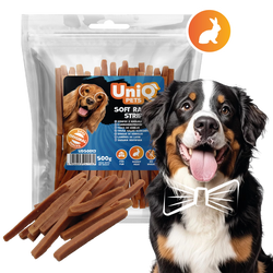 UniQ Pets – Traškūs triušienos kepsneliai, 500 g