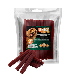 UniQ Pets – Ėrienos dantų lazdelė su gliukozaminu, 15 cm, 500 g