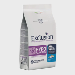 Exclusion HYPOALLERGENIC M/L SU ŽUVIMI IR BULVĖMIS 12kg Exclusion HYPOALLERGENIC M/L SU ŽUVIMI IR BULVĖMIS 12kg