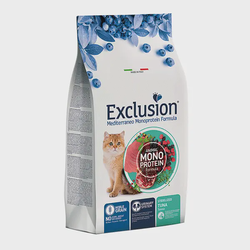 Exclusion Mediterraneo begrūdis maistas sterilizuotoms katėms su tunu, 12 kg Exclusion Mediterraneo begrūdis maistas sterilizuotoms katėms su tunu, 12 kg