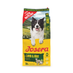 Josera Lamb + Rice sausas pašaras šunims su ėriena ir ryžiais, 12,5+2,5kg