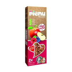 Comfy menu skanėstas žiurkėnams ir triušiams+vaisiais, 90g Comfy menu skanėstas žiurkėnams ir triušiams+vaisiais, 90g
