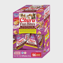 Churu Fun Bites skanėstas šunims su vištiena ir saldžia bulve suktinukai 96g
