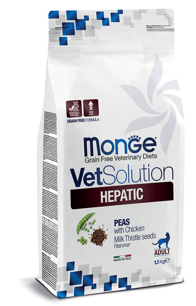 MONGE VetSolution Cat Hepatic 1,5 kg