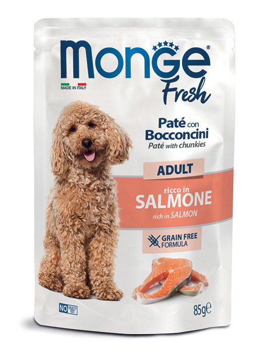 Monge Fresh - Pouches Dog Adult Salmon 85g