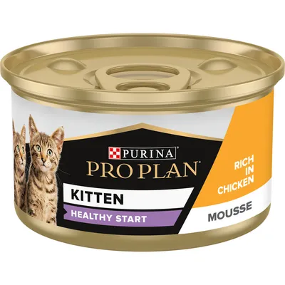 Proplan Kitten Healthy Start Chicken Mouss85g