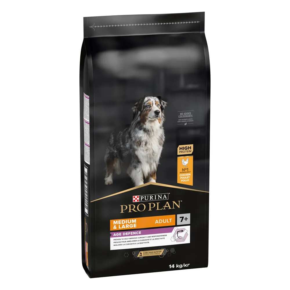 Proplan Dog Medium Large Age Defence Chicken14kg