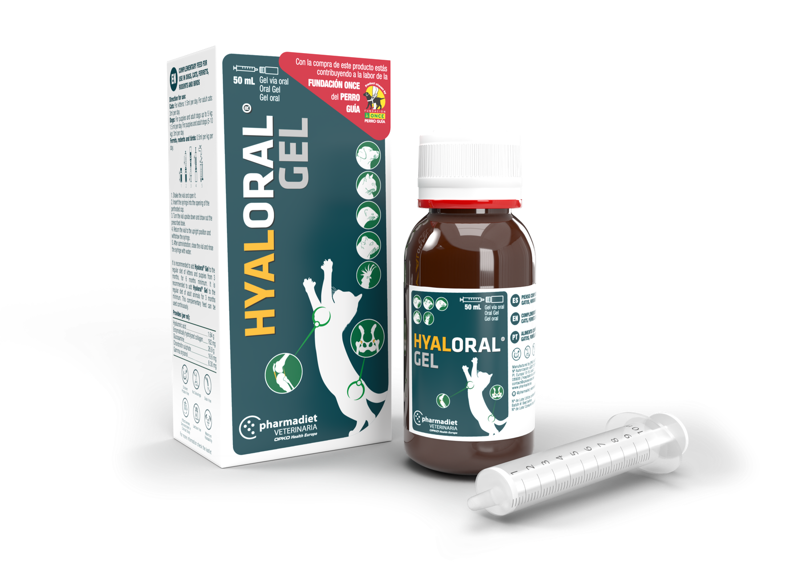 Hyaloral Gel cat and puppies 50ml.