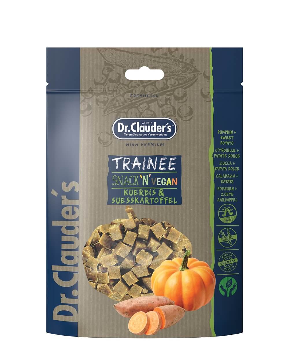 Dr.Clauder's Trainee Snack Vegan Pumpkin & Sweet Potato 80g