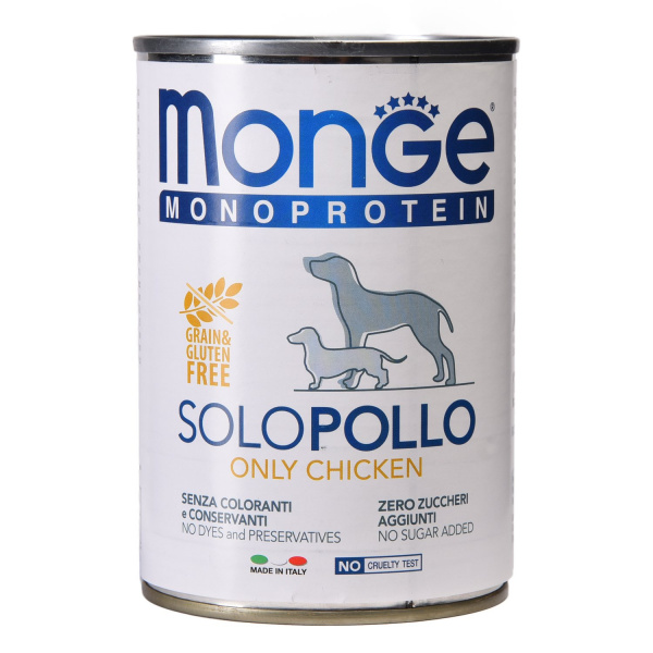Monge Solo koncervai su Vištiena 400gr