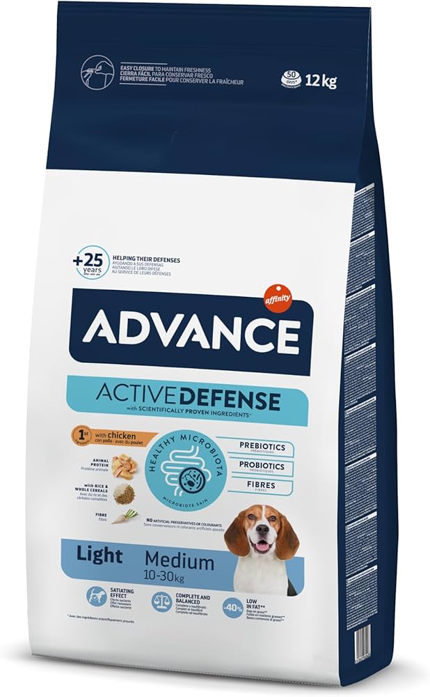Advance Dog Medium Light Chicken & Rice 12kg