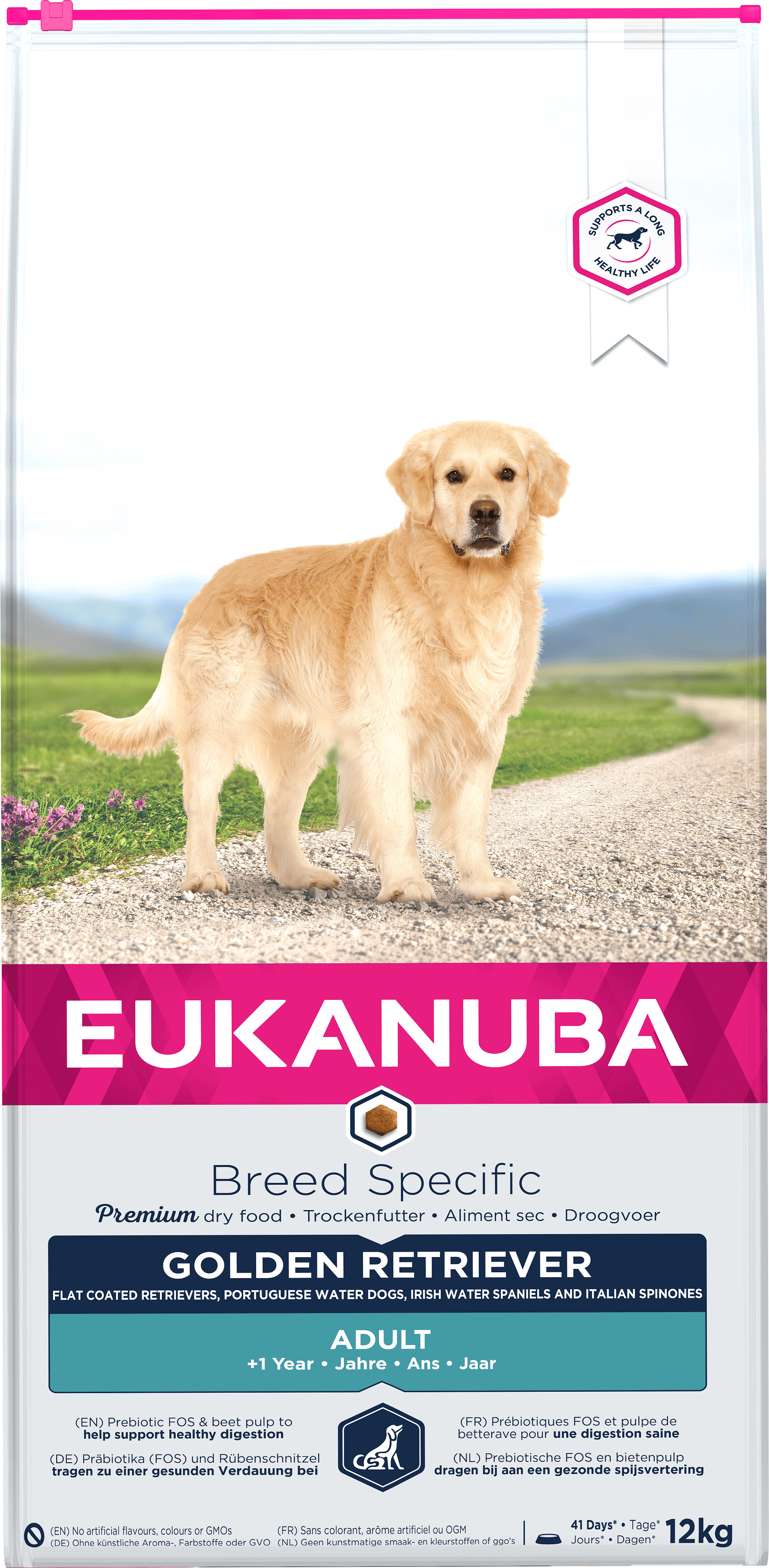Eukanuba Dog Adult Golden Retriever 12kg.