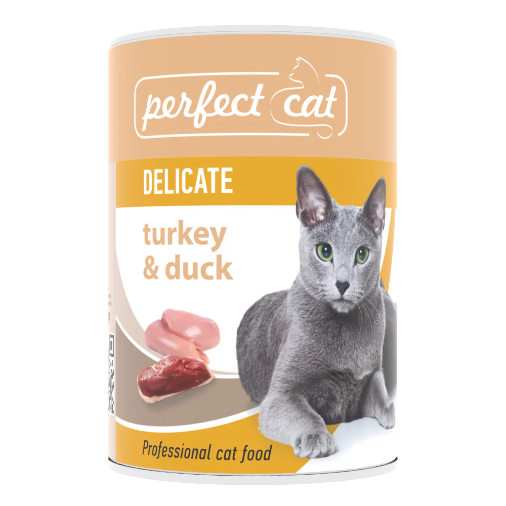 Perfect Cat Turkey & Duck konservai katėms 400gr