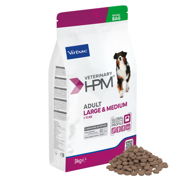 Virbac HPM Adult LARGE & MEDIUM dogs 16kg