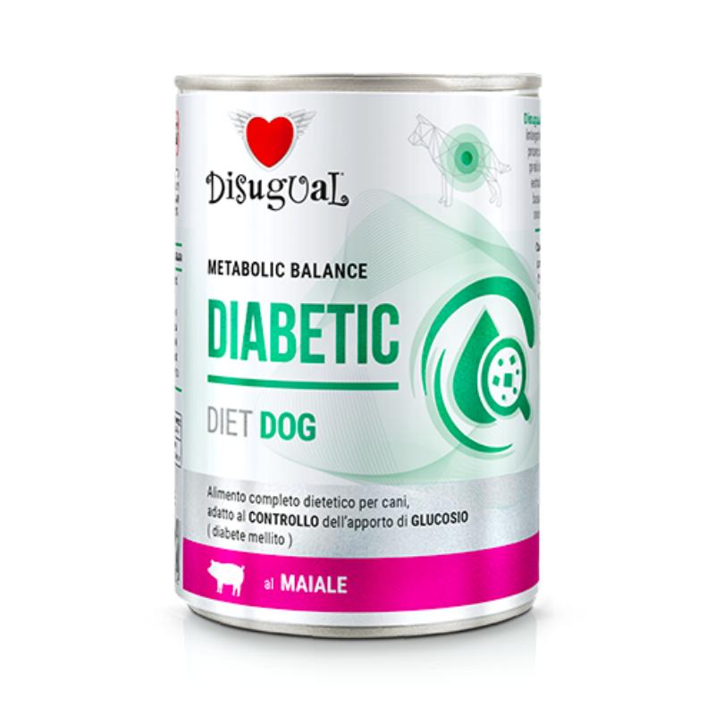 DISUGUAL Diabetic kons. šunims su kiauliena 400g
