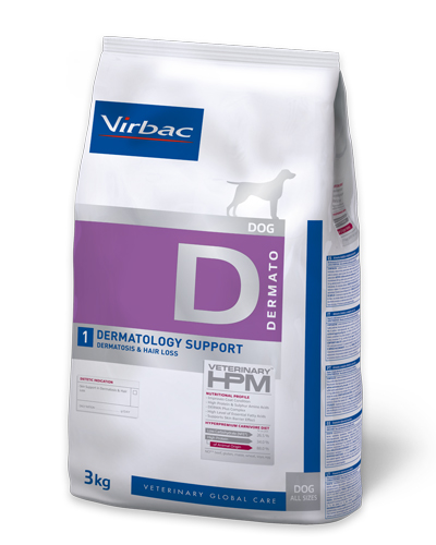 Virbac HPMD D1 DERMATOLOGY SUPPORT Dog 3kg.
