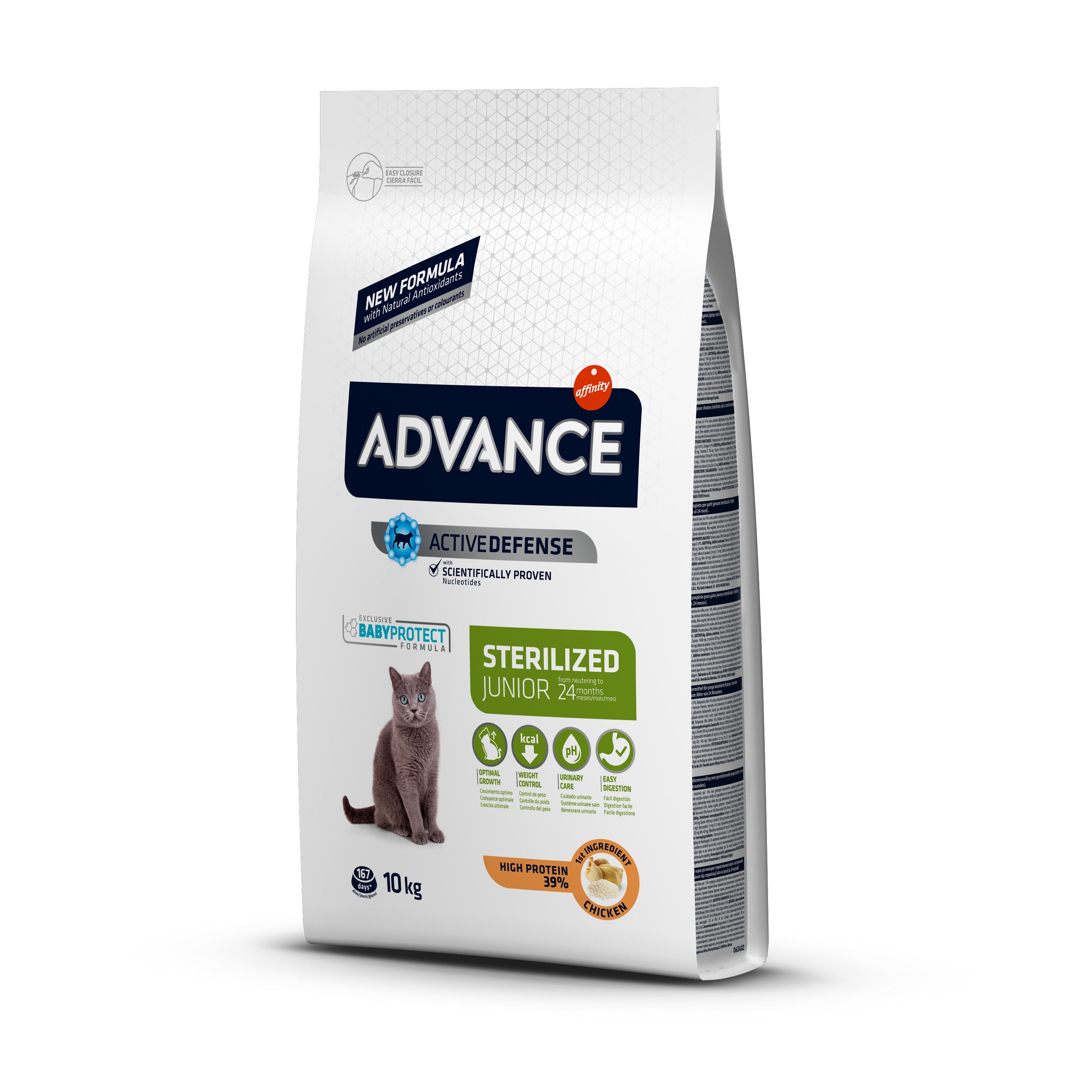 Kačių maistas Advance Sterilized Junior 10kg