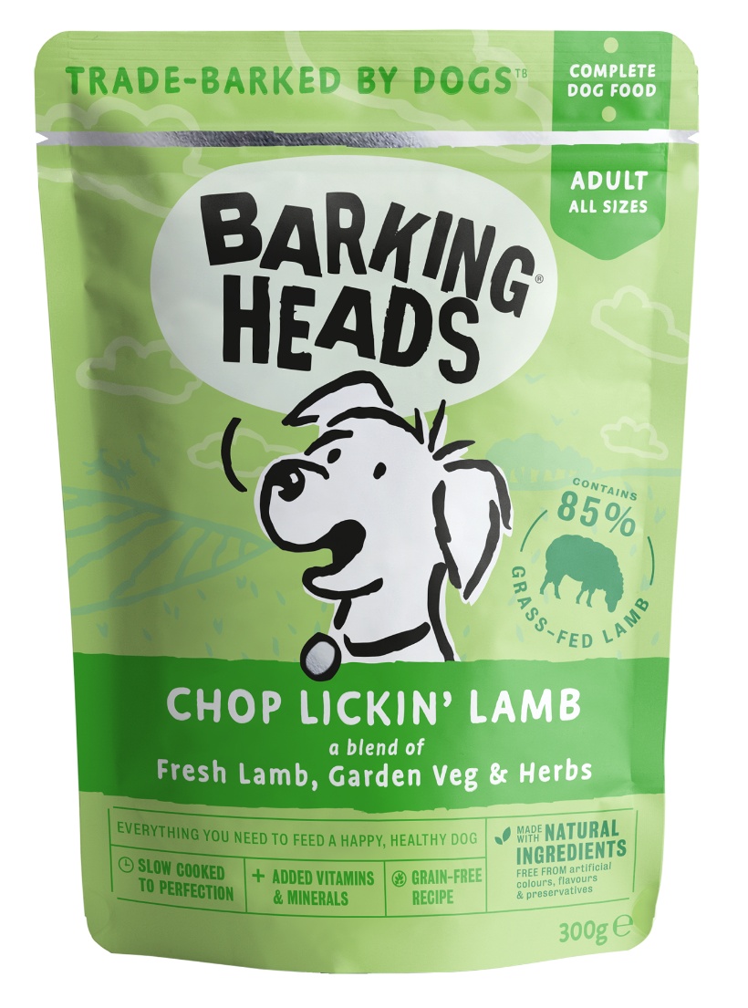 Barking Heads Chop Lickin Lamb kons. su ėriena 300g