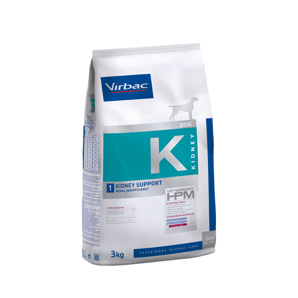 Virbac HPMD K1 Dog KIDNEY SUPPORT 12kg.