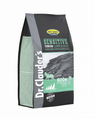 Dr. Clauders Sensitive Junior Lamb&Rice 20kg.