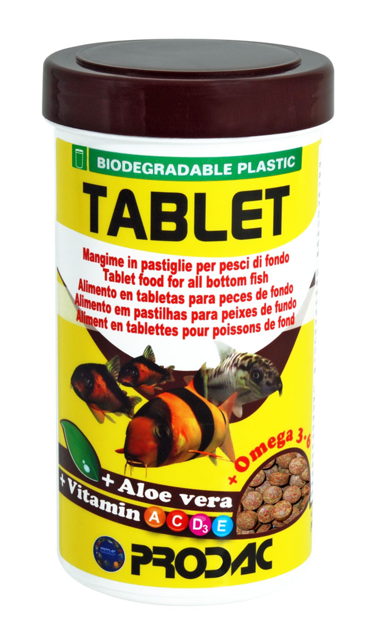 Maistas tabletėmis dugninėms žuvims 60gr 100ml