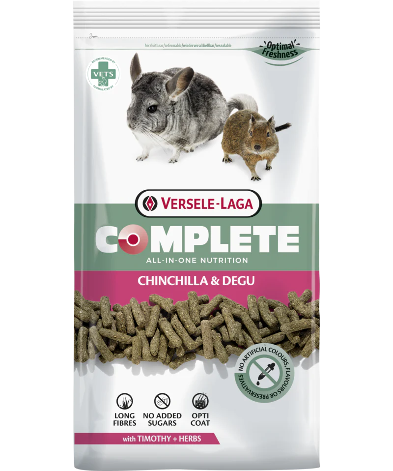 Versele Laga Chinchilla & Degu Complete granuliuotas pašaras šinšiloms ir degu 500g