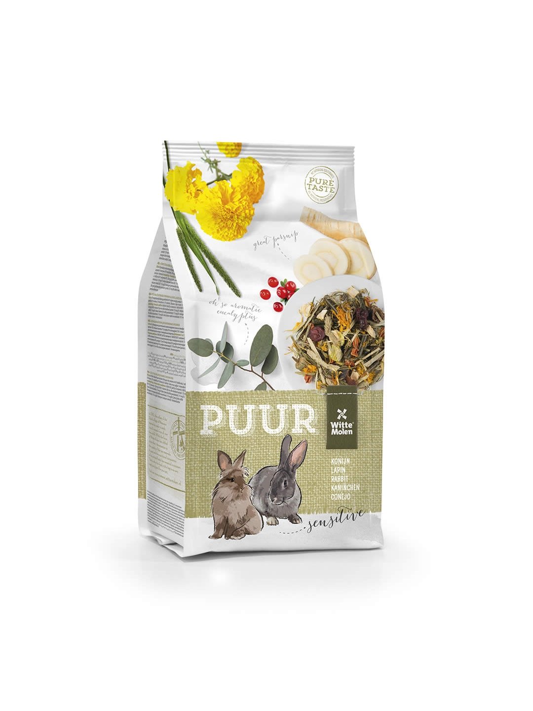 PUUR SENSITIVE pašaras dekoratyviniams triušiams 800 g