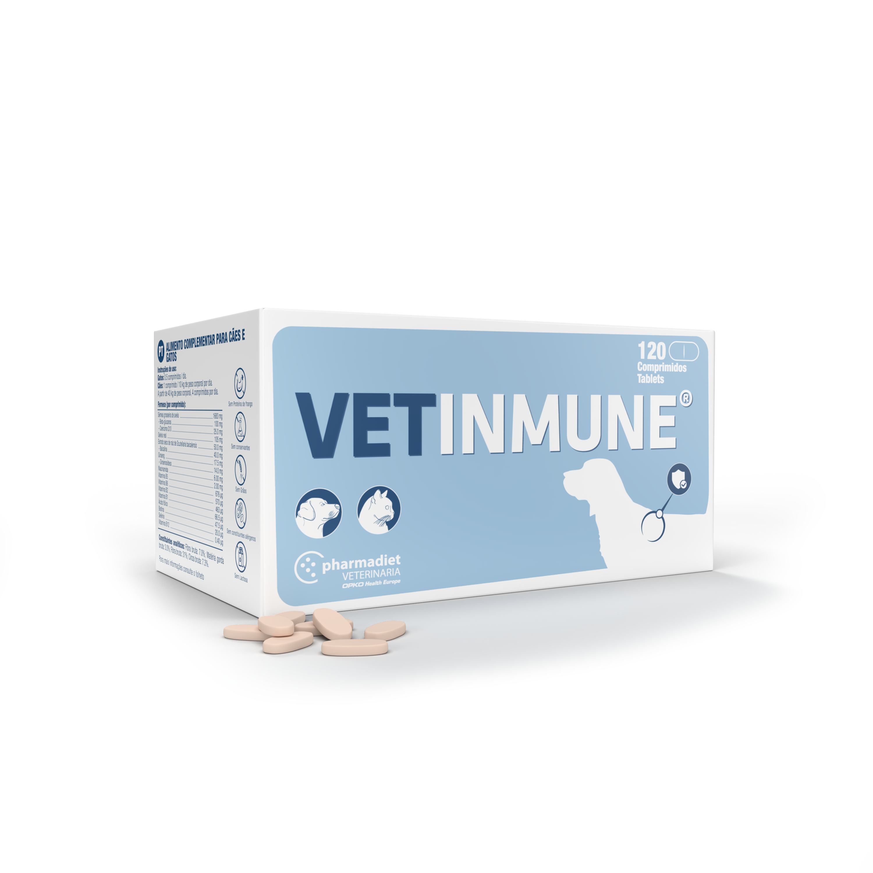 Vetinmune papildas šunims ir katėms 120 tab.