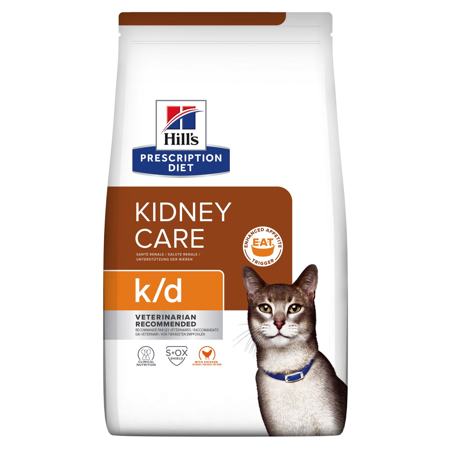 Hills Prescription Diet Feline kidney care k/d chichen 1,5kg.