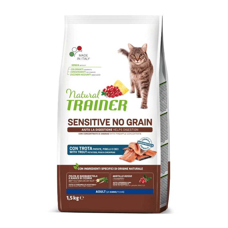 Trainer SENSITIVE NO GRAIN TROUT su upėtakiu 1.5kg
