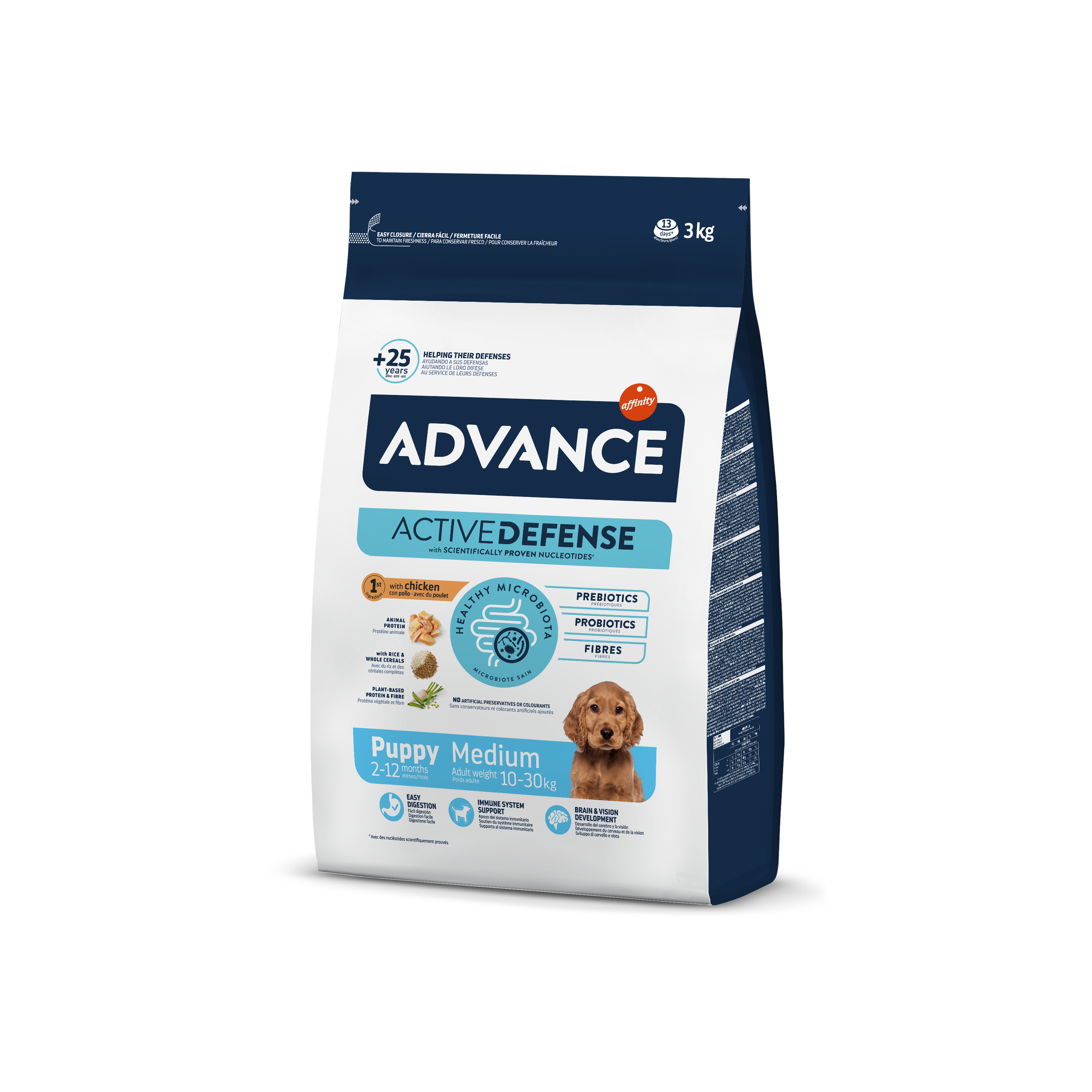 Šunų maistas Advance puppy protection medium 3kg.