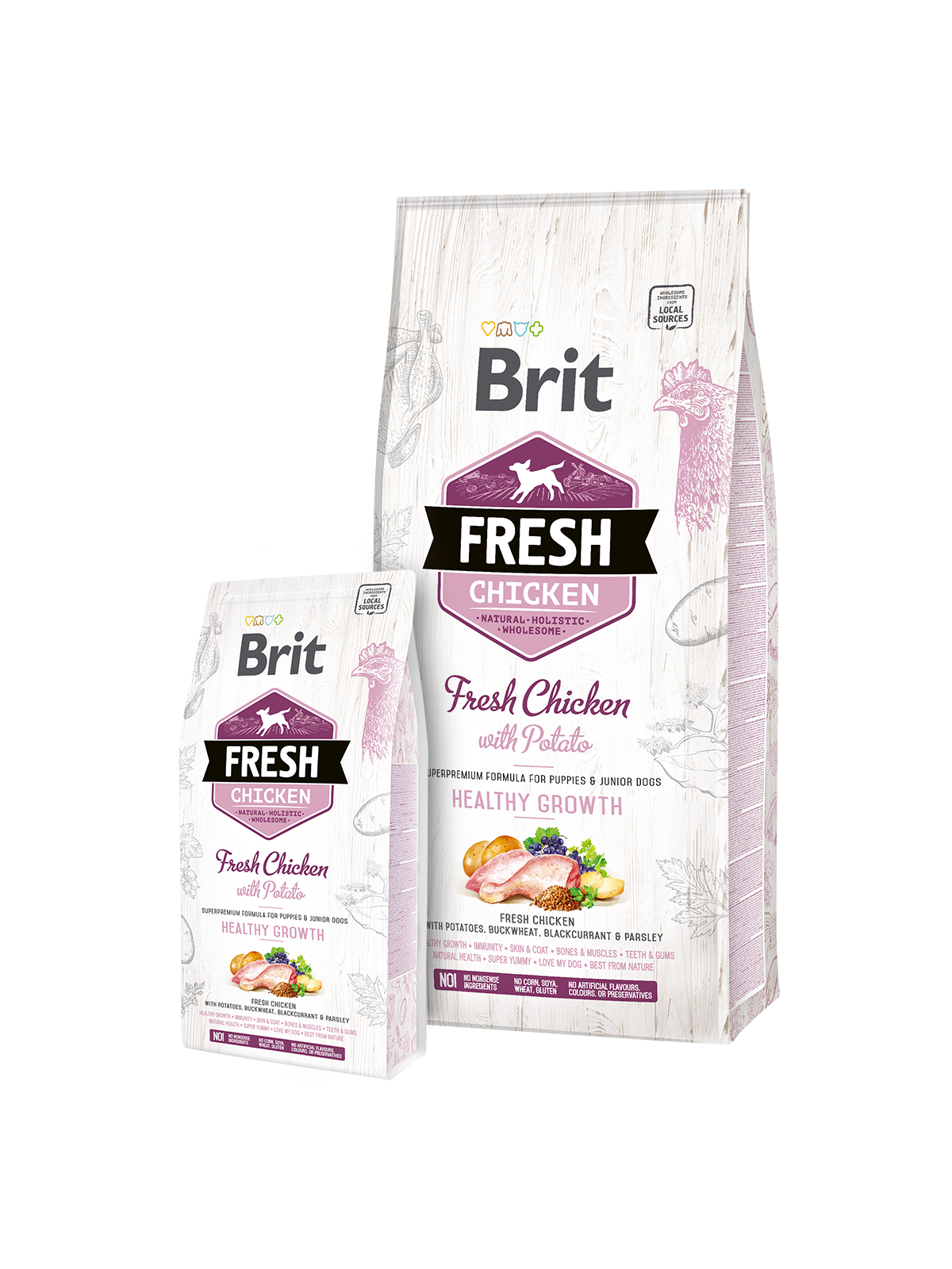 Brit Fresh Chicken with Potato Puppy 12kg
