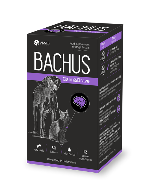 BACHUS Calm&Brave 60 skanių tablečių