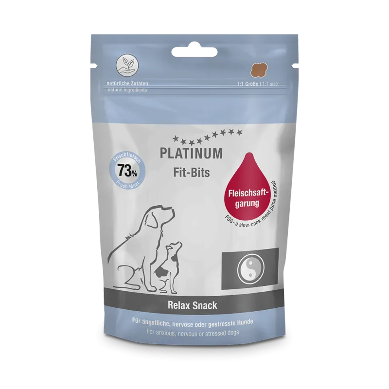 Platinum Fit-Bits Relax Snack - skanėstai šunims su vištiena 150gr