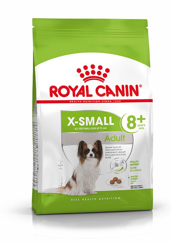 Šunų maistas Royal Canin X-Small 8+ Ageing 1,5kg