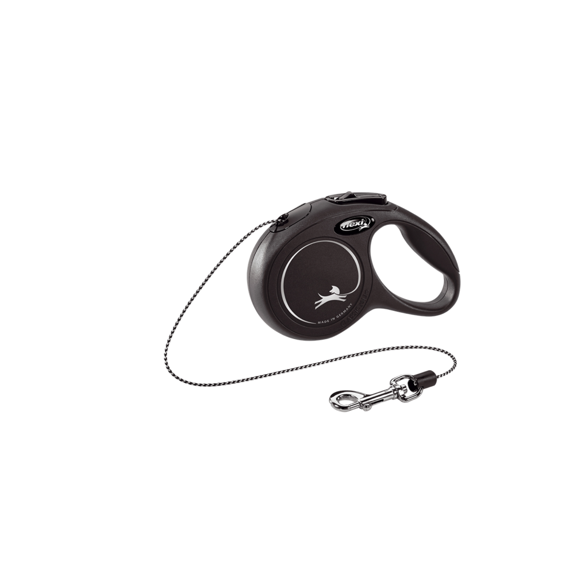 Flexi New Classic XS virvelė Black 3m/8kg