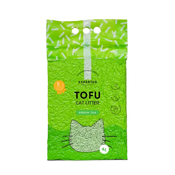 Expertus Tofu kraikas katėms, žaliosios arbatos kvapo, 6l-2,6kg