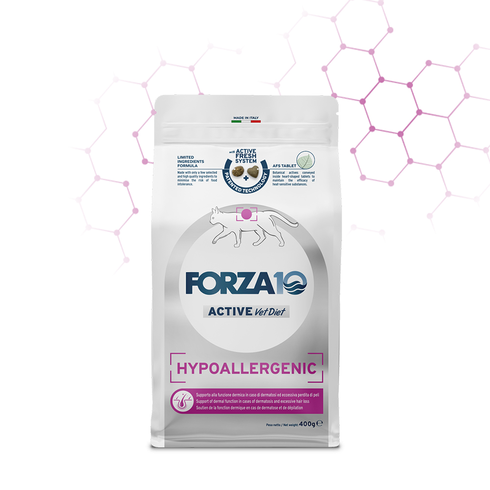 FORZA10 VetDiet HYPOALLERGENIC katėms su žuvimi 1,5kg