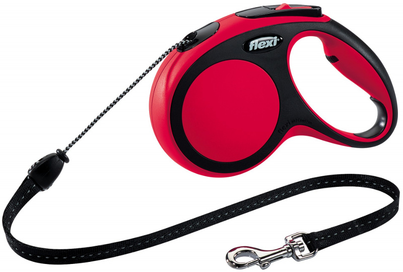 Flexi New Comfort M virvelė Raudonas 8m/20kg