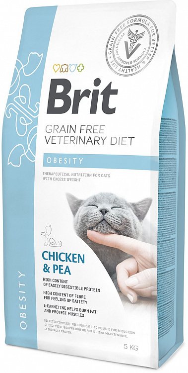 Brit Grain Free Veterinary Diets Cat Obesity 5kg