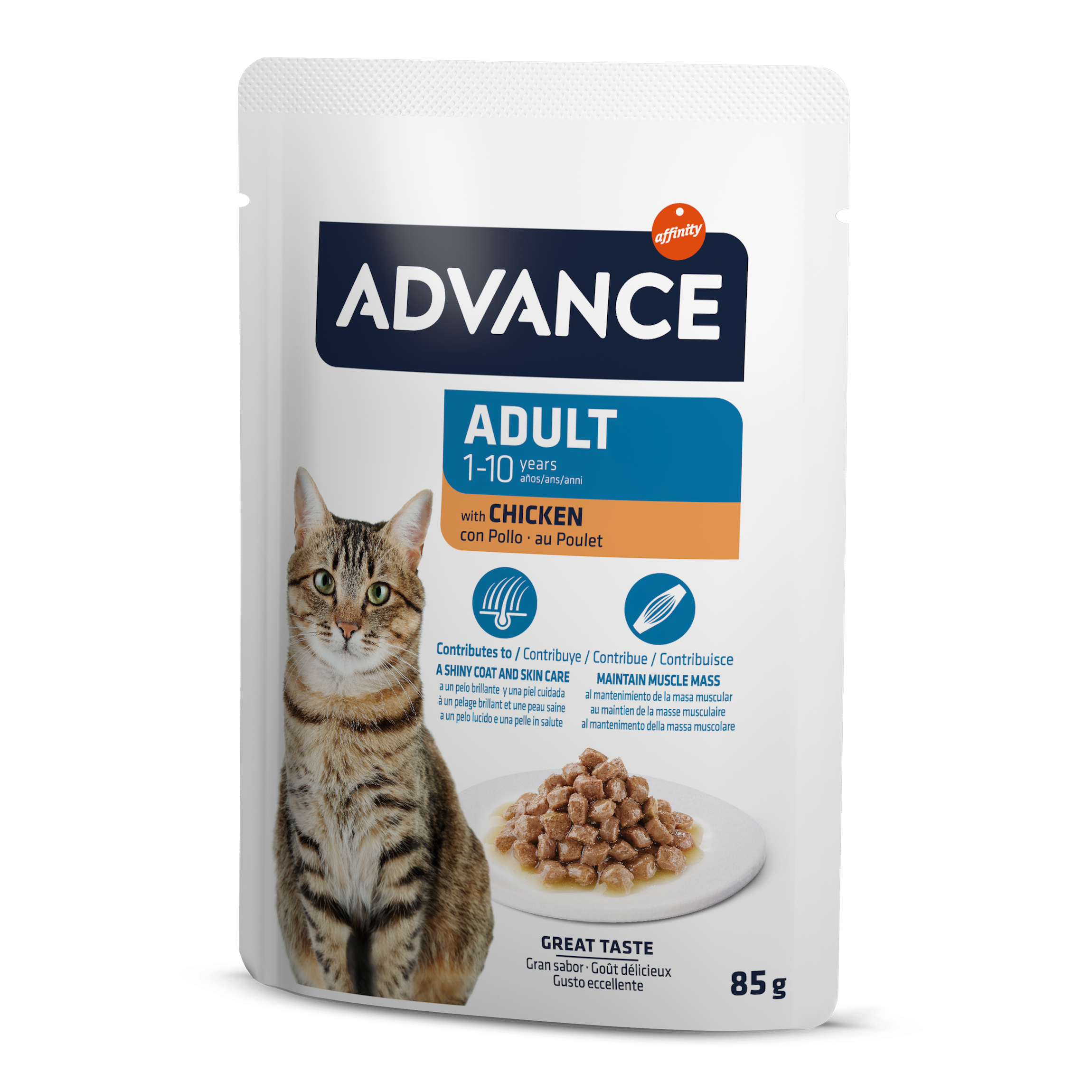 Advance Wet Adult Chicken 85G*12vnt