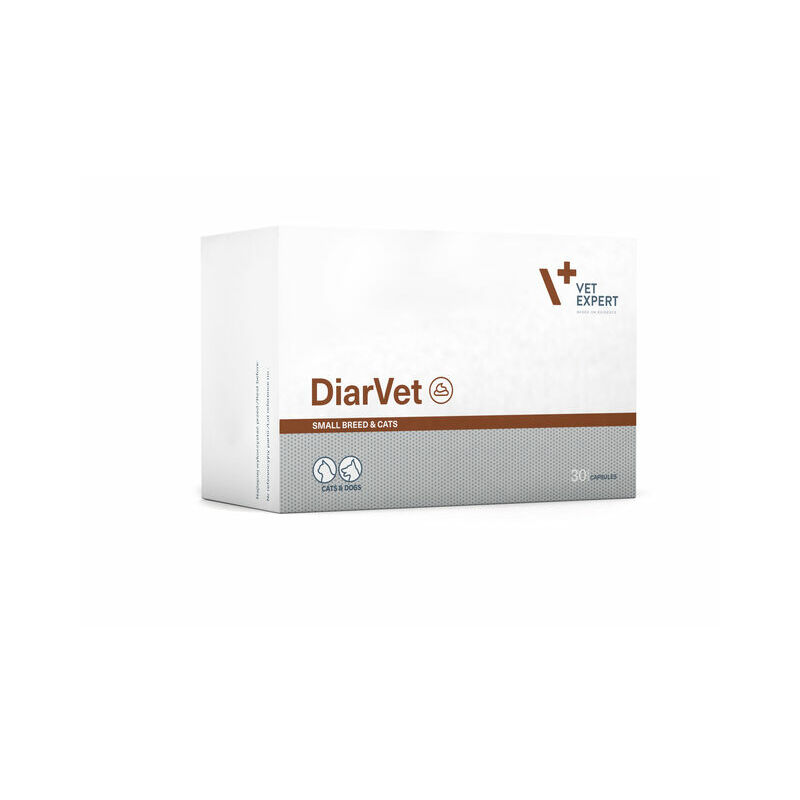 VetExpert Diarvet kaps. N30 mažiems šunims/katėms 30 kaps